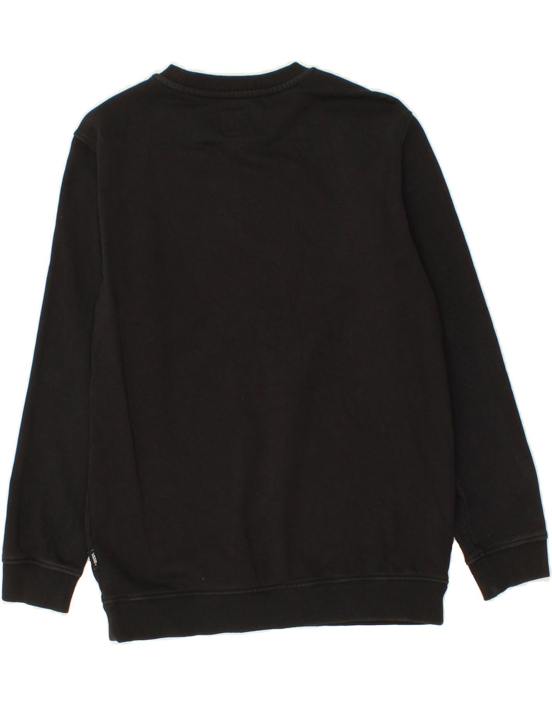 VANS Boys Graphic Sweatshirt Jumper 12-13 Anos Grande Preto