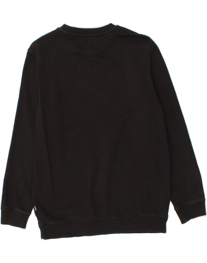 VANS Boys Graphic Sweatshirt Jumper 12-13 Anos Grande Preto