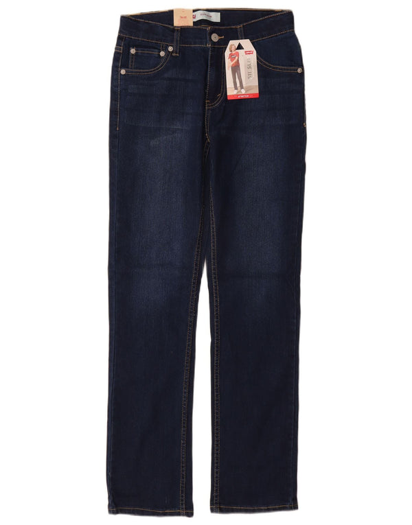 Levi's Boys 511 Slim Jeans 13-14 Anos W26 L30 Azul Marinho Algodão