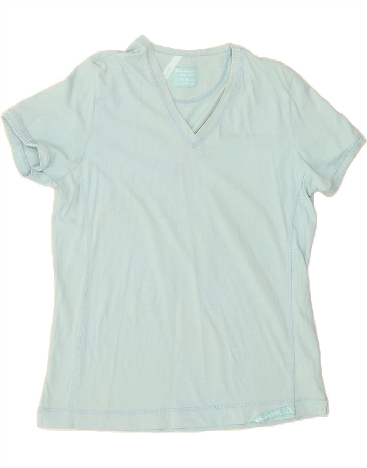 CHAMPION Womens T-Shirt Top UK 18 XL Turquoise Cotton Vintage Champion and Second-Hand Champion from Messina Hembry 