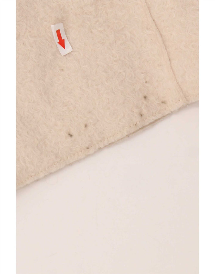 Sobretudo feminino Zara Oversized UK 10 pequeno bege
