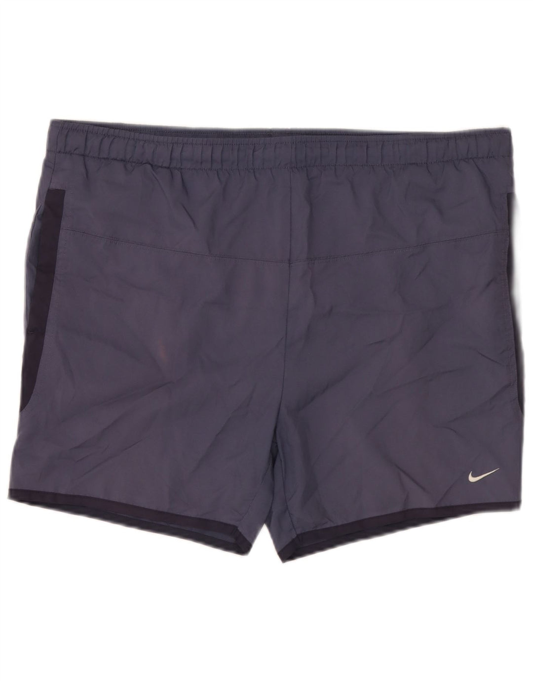 Shorts de natação masculino Nike UK 39/41 médio azul marinho colorblock poliéster
