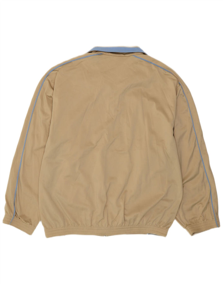 Puma Mens Tracksuit Top Jacket XL Bege Colourblock Poliéster