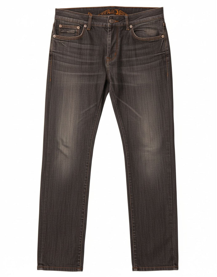 RICHMOND Jeans masculino reto W30 L34 cinza