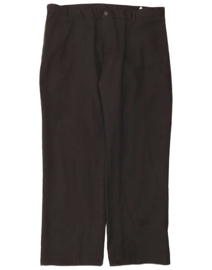 Calças Chino Regulares Masculinas Dickies W40 L32 Poliéster Preto