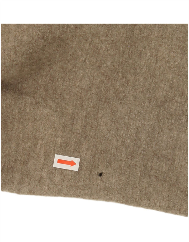 Jaqueta blazer feminina VINTAGE com 5 botões Reino Unido 16 grande bege