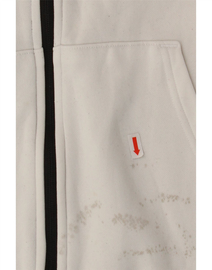 PUMA Mens Graphic Tracksuit Top Jaqueta Pequeno Algodão Colorblock Branco