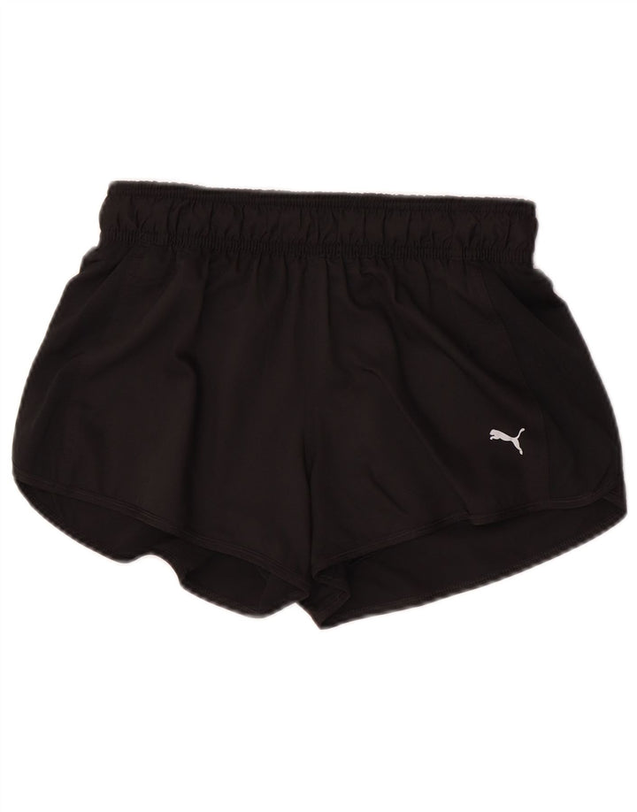Shorts esportivos femininos Puma UK 10 pequenos pretos