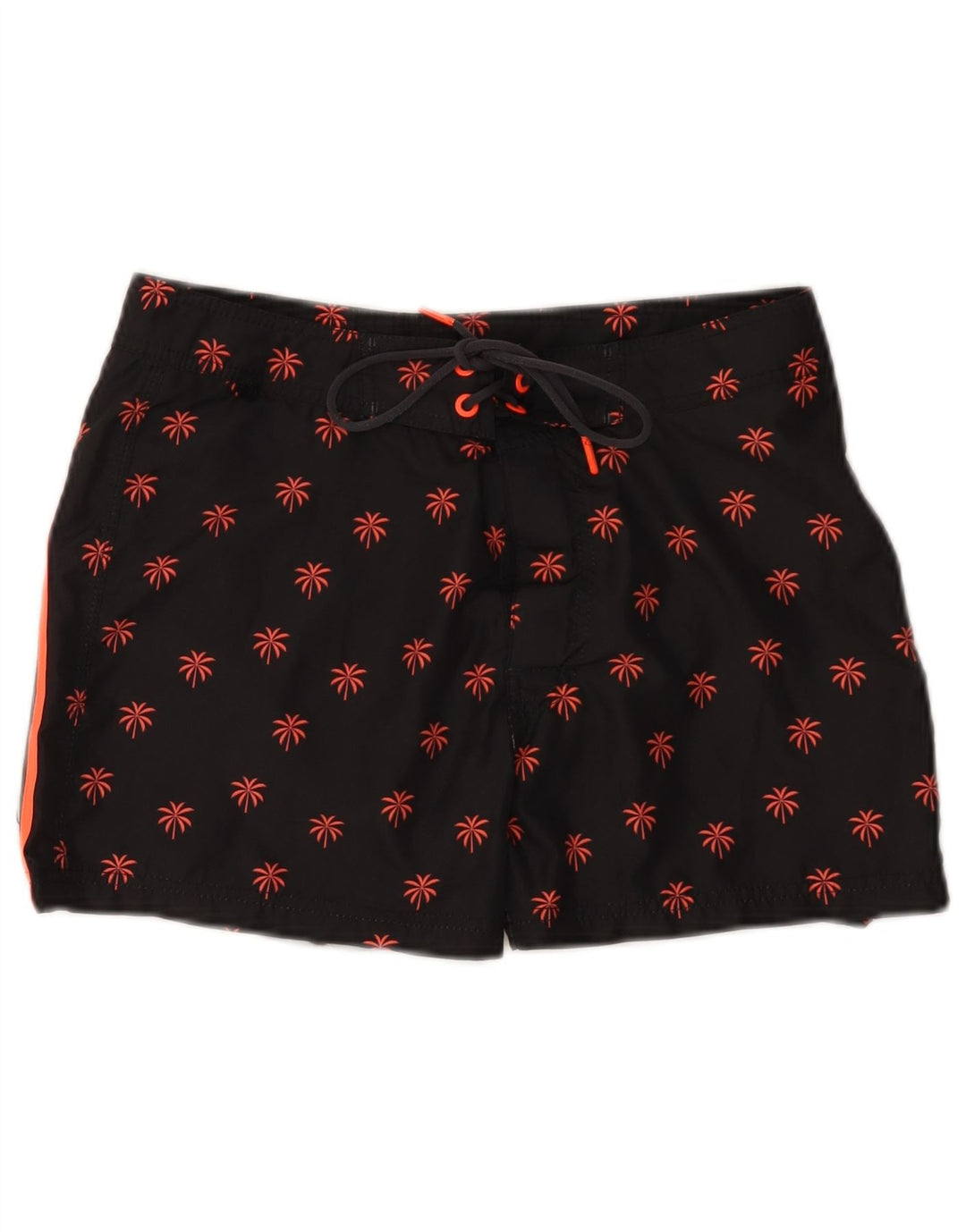Shorts de natação masculino Sundek médio preto floral poliéster