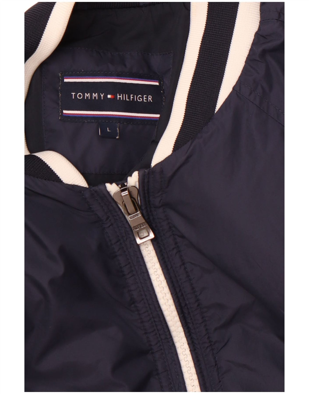 Jaqueta bomber feminina TOMMY HILFIGER Reino Unido 16 grande azul marinho