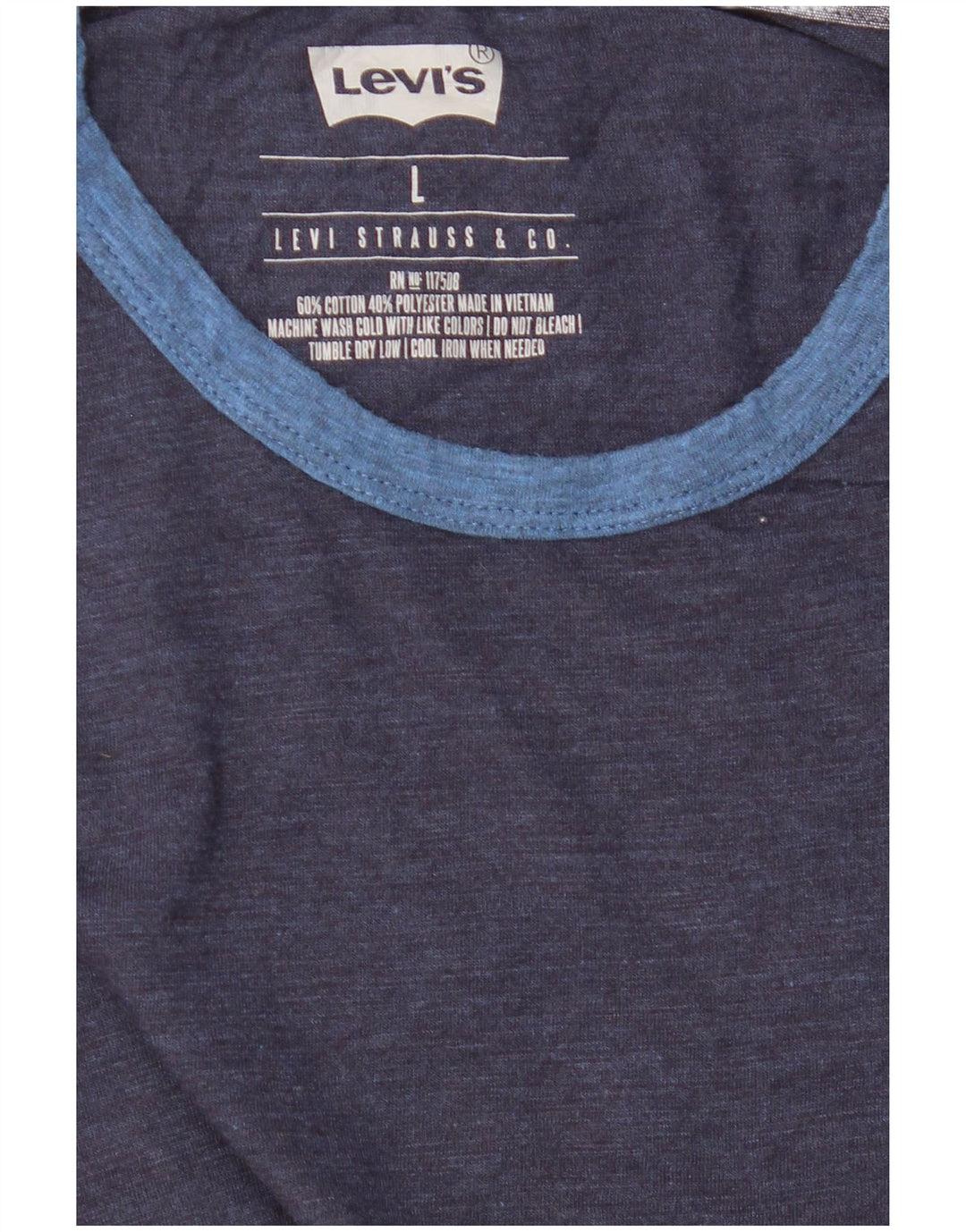 Camiseta masculina Levi's grande azul marinho