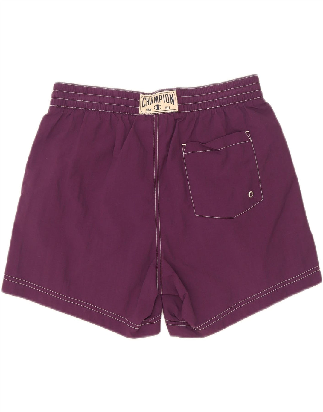 Shorts de natação feminino Champion médio roxo poliamida