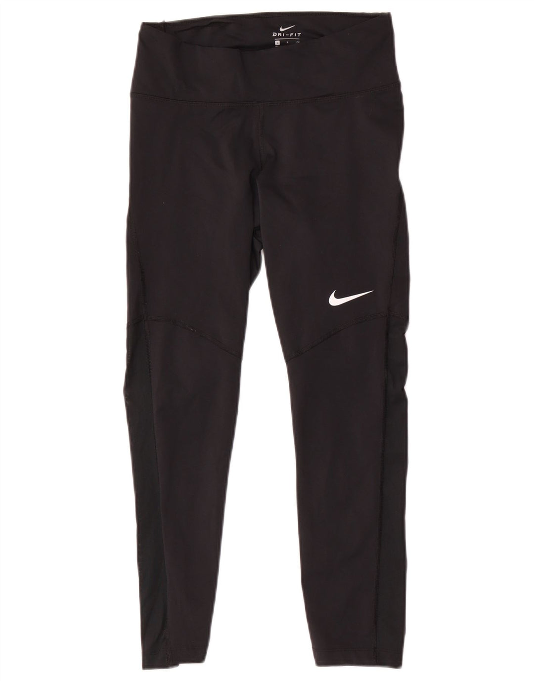 Leggings Nike Dri Fit Crop Feminino UK 8 Pequeno Poliéster Preto