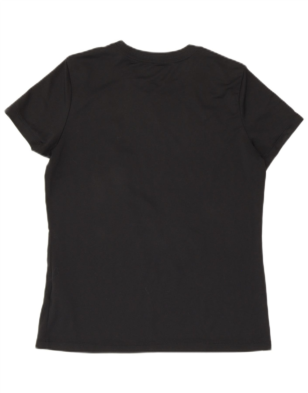 Camiseta feminina NIKE Dri Fit Graphic UK 14 Médio Preto Poliéster
