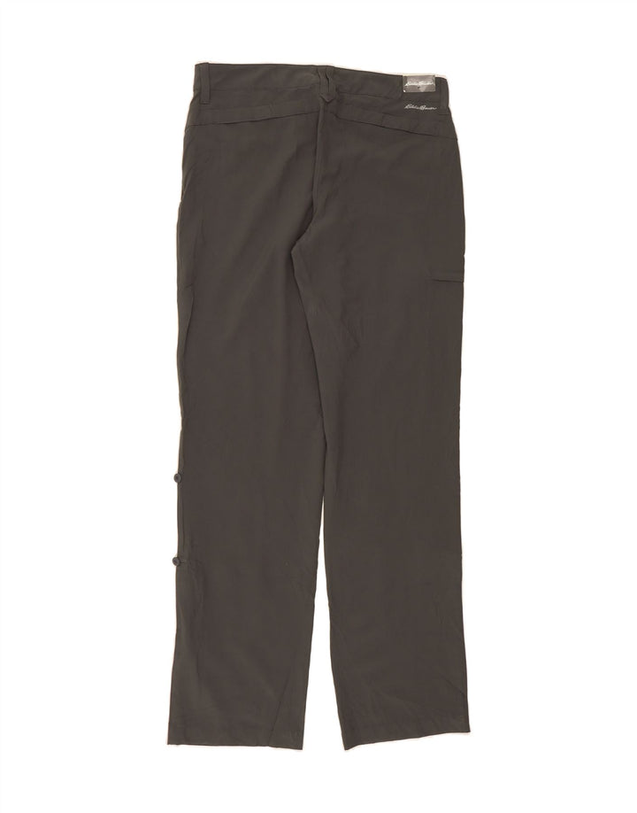 EDDIE BAUER Womens Straight Cargo Trousers US 6 Medium W32 L32  Grey Vintage Eddie Bauer and Second-Hand Eddie Bauer from Messina Hembry 