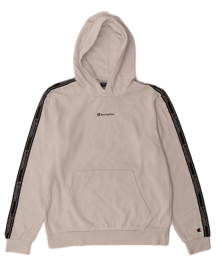 CHAMPION Meninos moletom com capuz 15-16 anos 2XL branco