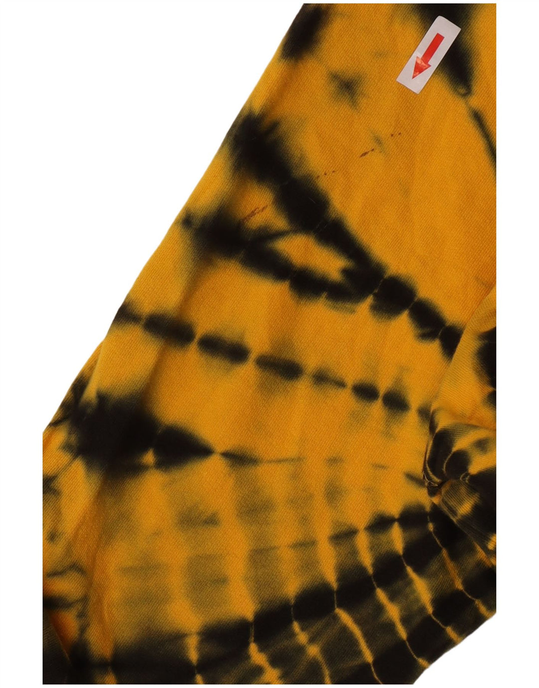 Suéter feminino Dkny com estampa gráfica grande, UK 10, pequeno, amarelo, tie-dye