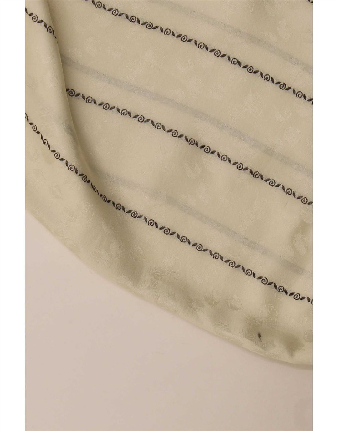 Camisa masculina vintage grande listrada bege