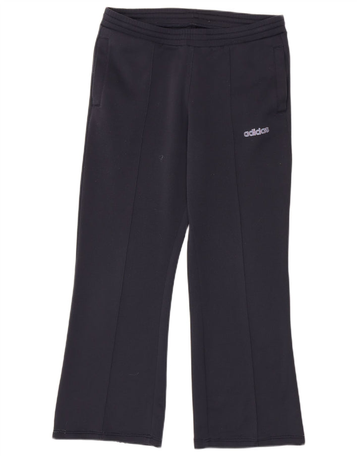 Calça de treino feminina Adidas UK 14 poliéster azul marinho médio