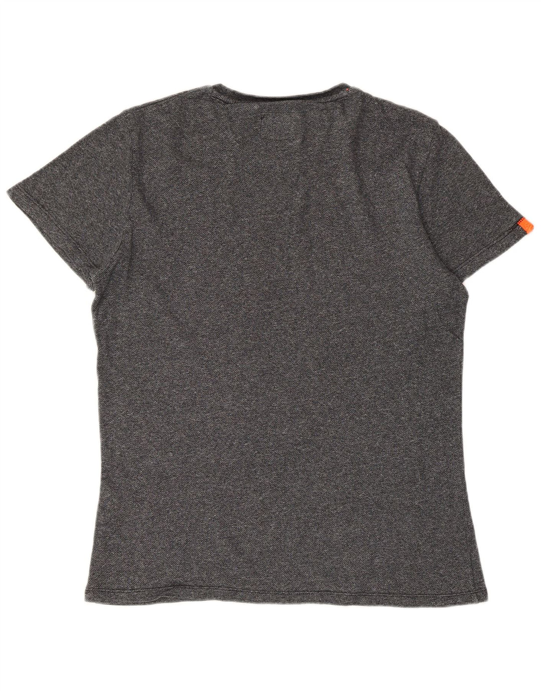 Camiseta masculina SUPERDRY grande algodão cinza