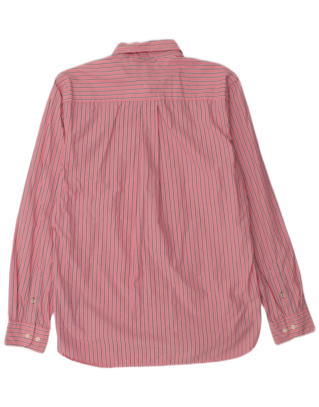 Camisa masculina TOMMY HILFIGER Coupe Ajustee Custom Fit listrada rosa média
