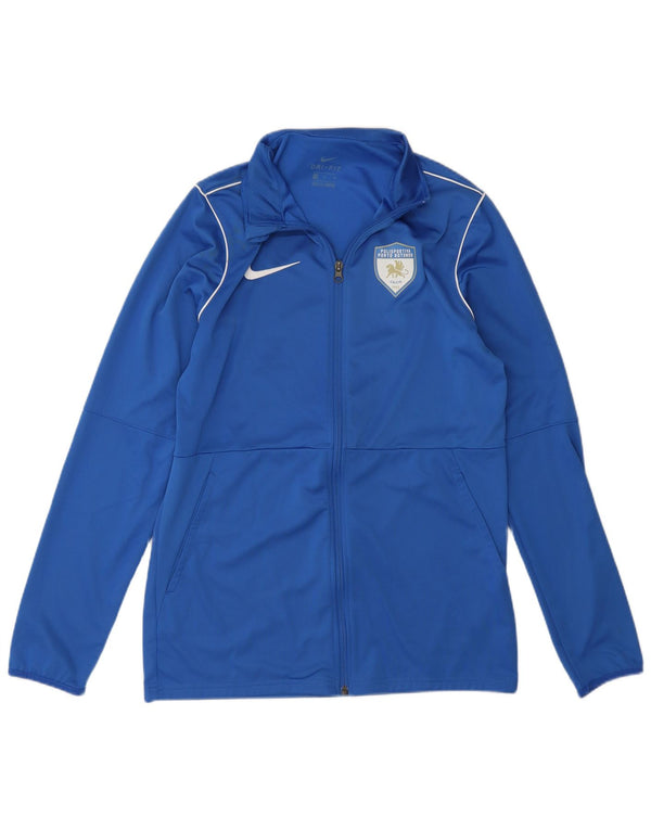 Nike Womens Graphic Tracksuit Top Jacket Médio Azul Poliéster Esportes
