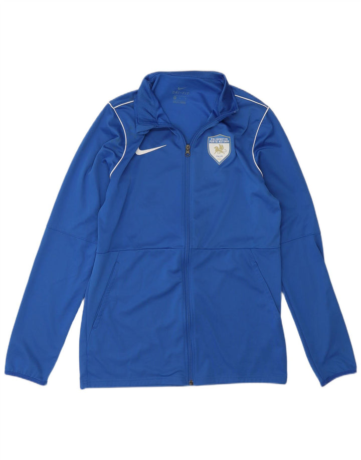 Nike Womens Graphic Tracksuit Top Jacket Médio Azul Poliéster Esportes