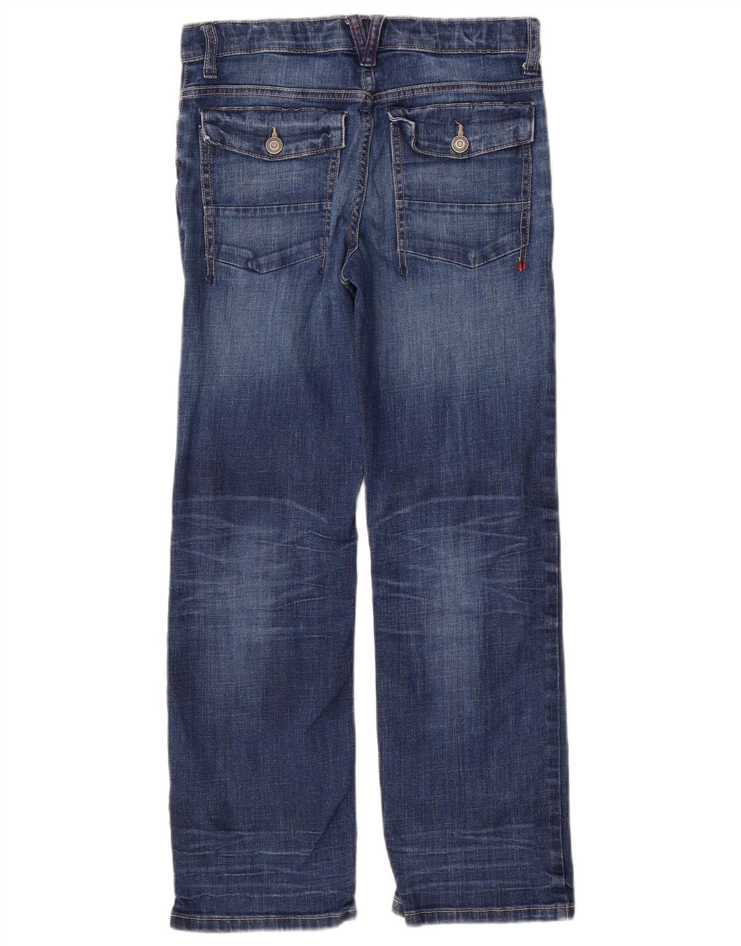 TOMMY HILFIGER Meninos Jeans retos 11-12 anos W28 L26 Azul Algodão