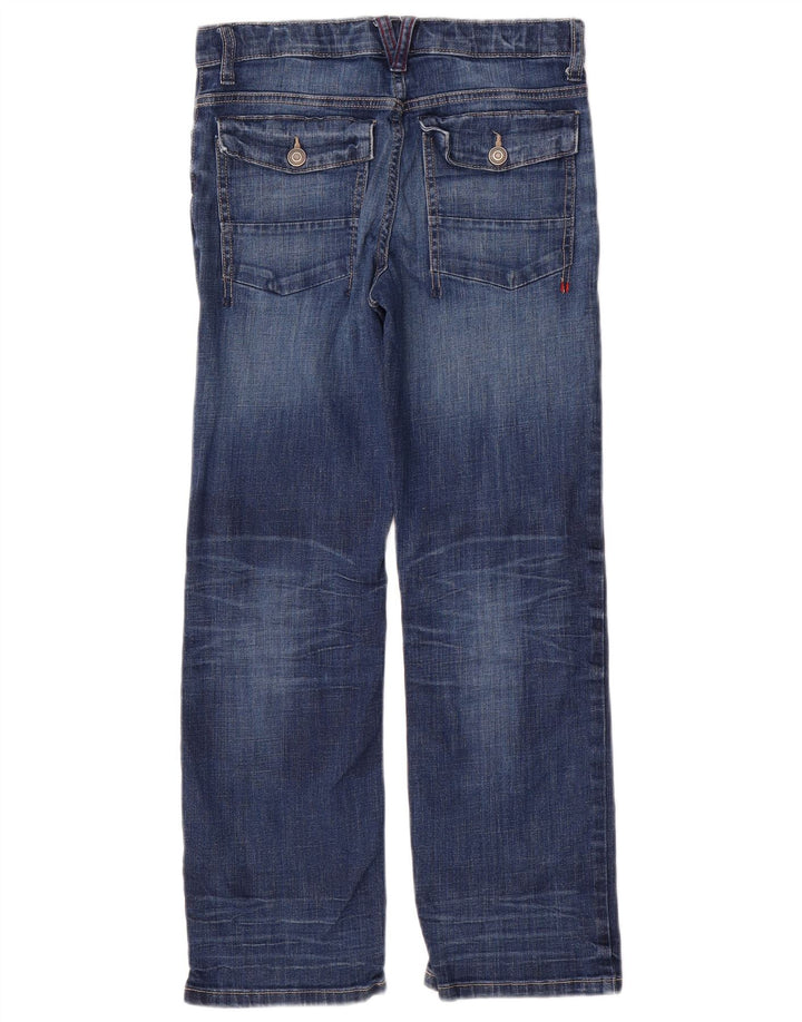 TOMMY HILFIGER Meninos Jeans retos 11-12 anos W28 L26 Azul Algodão