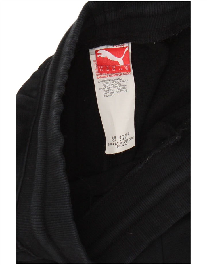 Calça de treino feminina PUMA UK 16 grande algodão preto