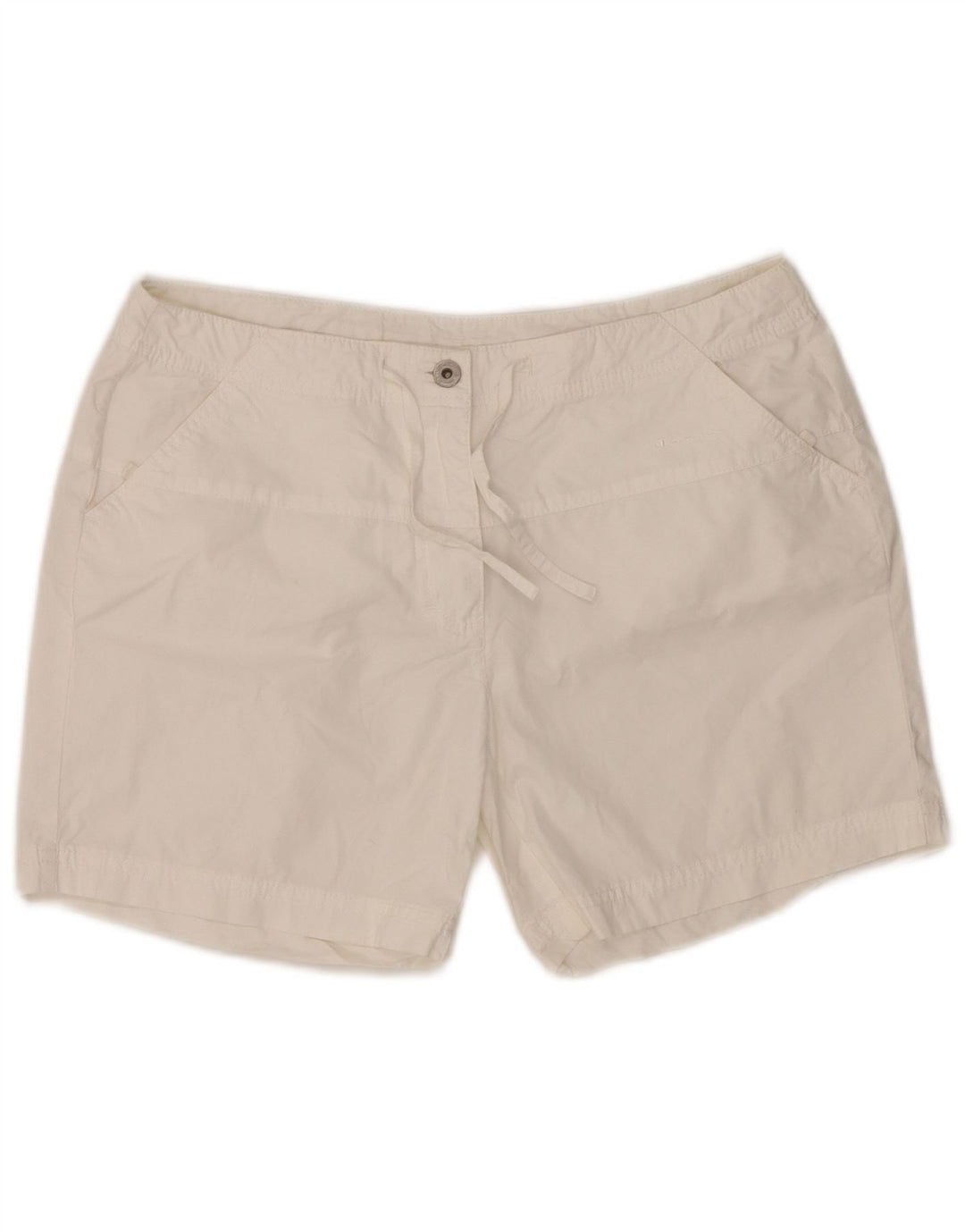 Shorts feminino casual Champion grande W32 algodão branco