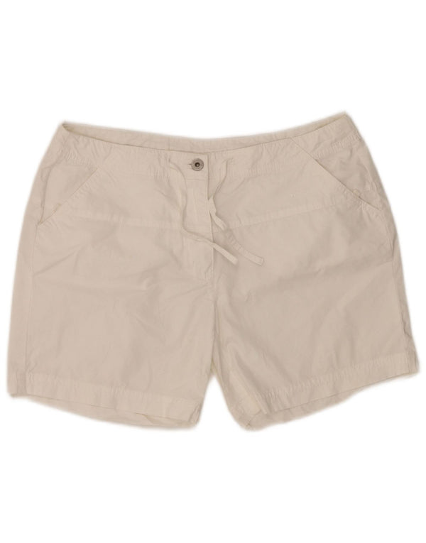 Shorts feminino casual Champion grande W32 algodão branco