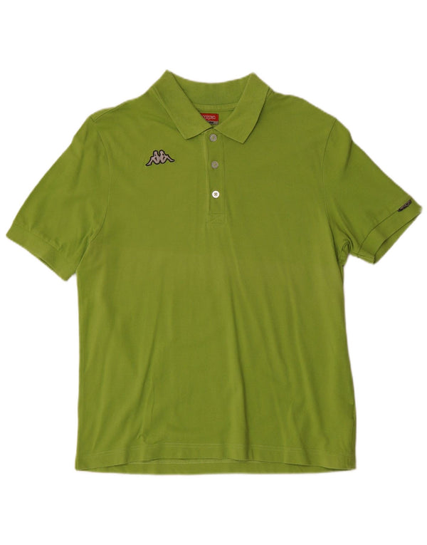 Camisa polo masculina Kappa verde médio