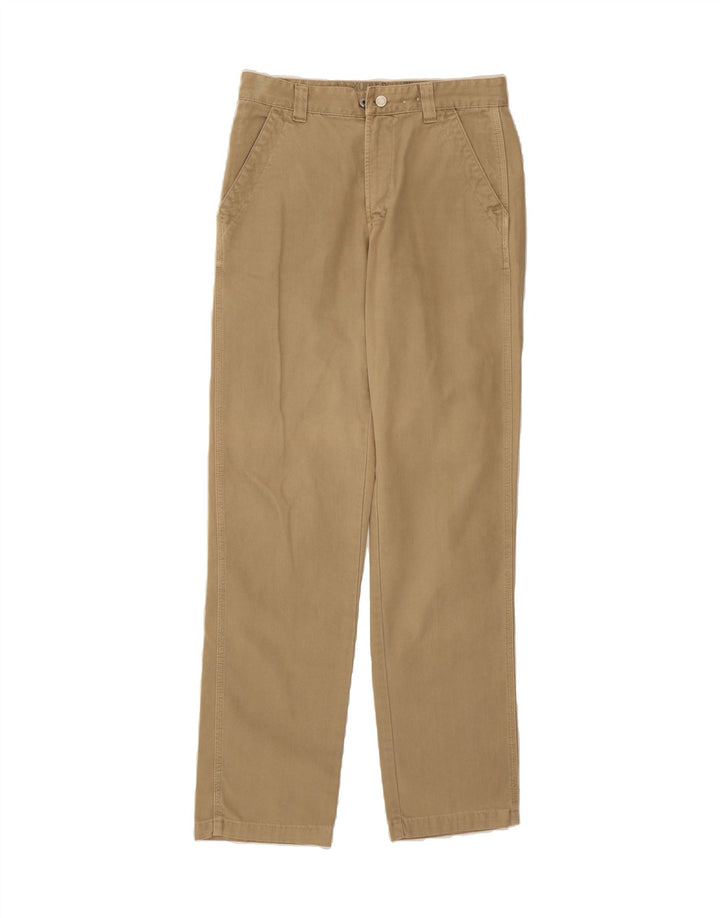MURPHY & NYE Mens Straight Chino Trousers  W32 L34 Beige Cotton Vintage Murphy & Nye and Second-Hand Murphy & Nye from Messina Hembry 