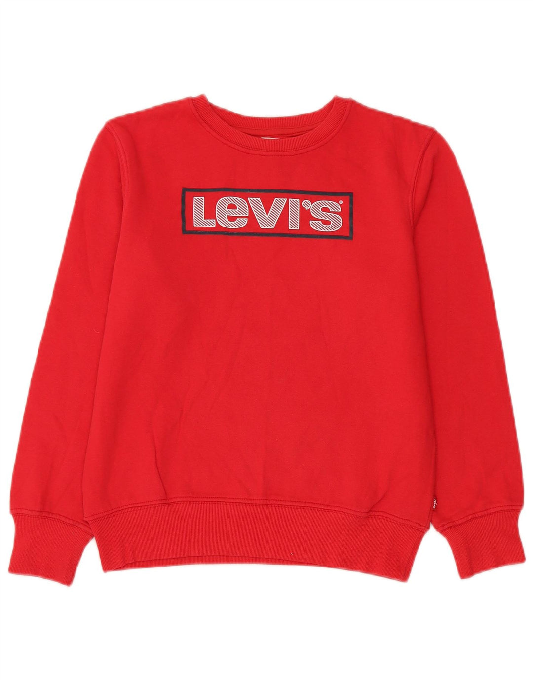 Moletom gráfico Levi's Boys 15-16 anos algodão vermelho