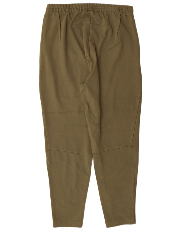 Calças de treino masculinas ADIDAS grandes cáqui rayon