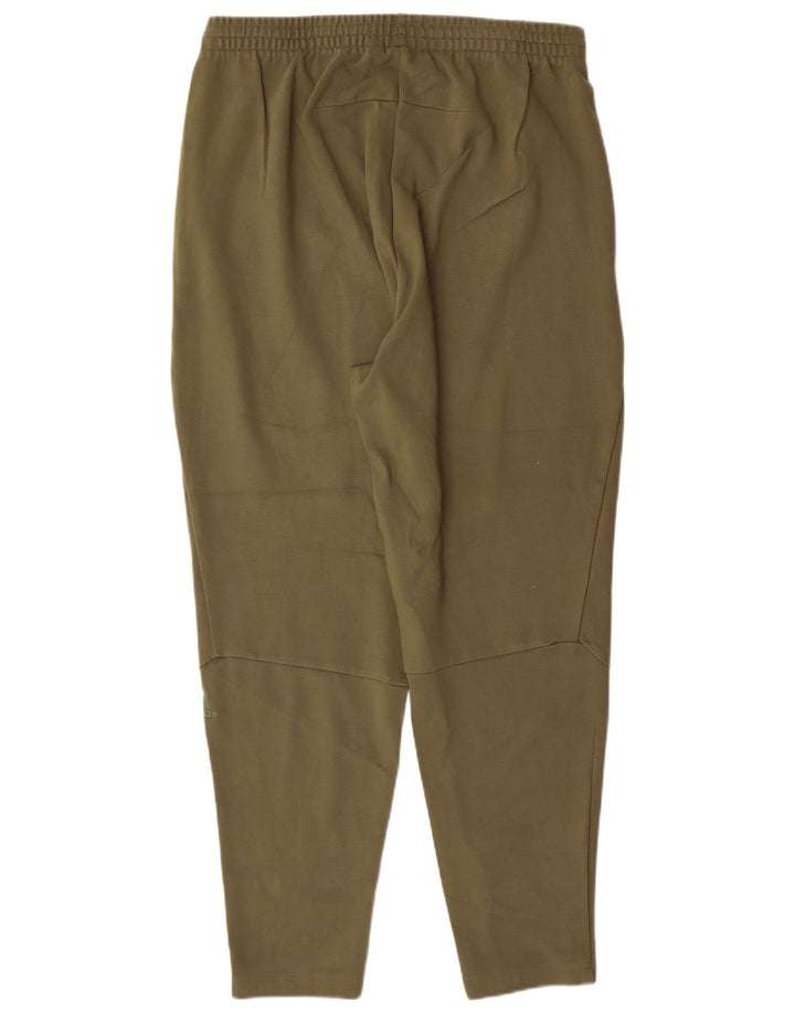 Calças de treino masculinas ADIDAS grandes cáqui rayon