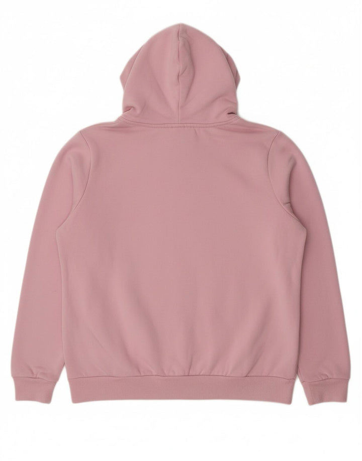 Jumper com capuz feminino PUMA UK 16 grande algodão rosa