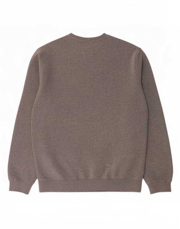 Champion Mens Graphic Sweatshirt Jumper Medium Grey Flecked Cotton