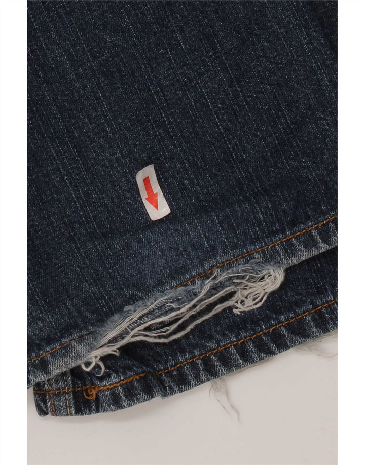 Levi's Masculino 505 Straight Jeans W40 L30 Azul Algodão