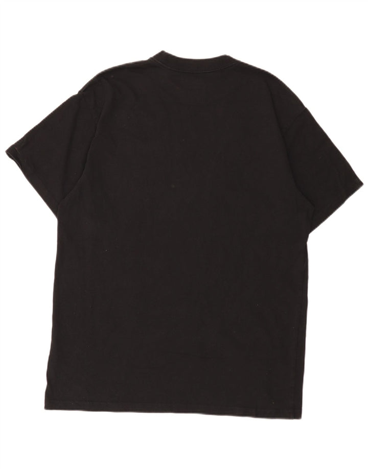 Camiseta gráfica masculina Carhartt Top médio algodão preto