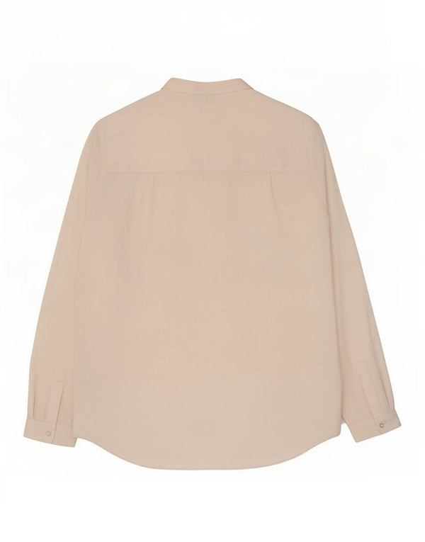 Camisa feminina Massimo Dutti UE 38 pequena bege