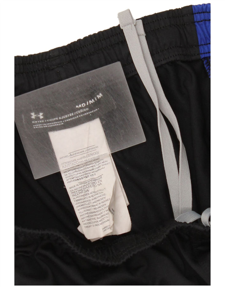 Calça de treino masculina Under Armour poliéster preto médio