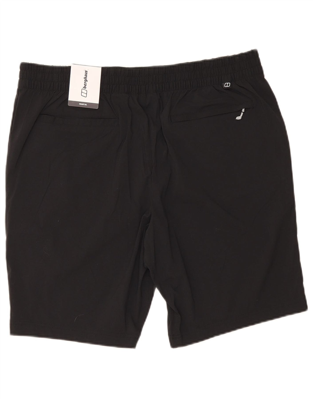 Shorts esportivos masculinos Berghaus XL preto poliamida