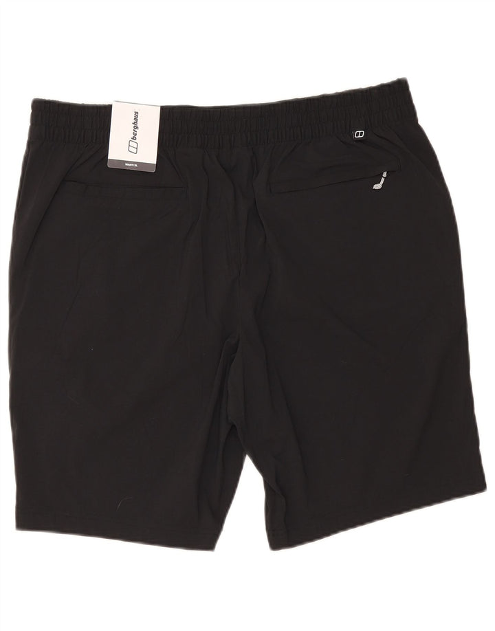 Shorts esportivos masculinos Berghaus XL preto poliamida