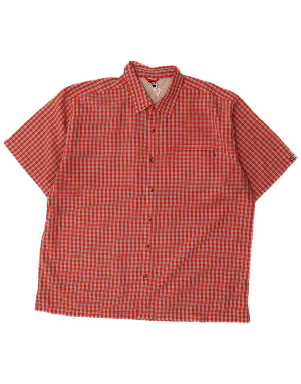 Camisa masculina de manga curta The North Face XL Red Check Modal