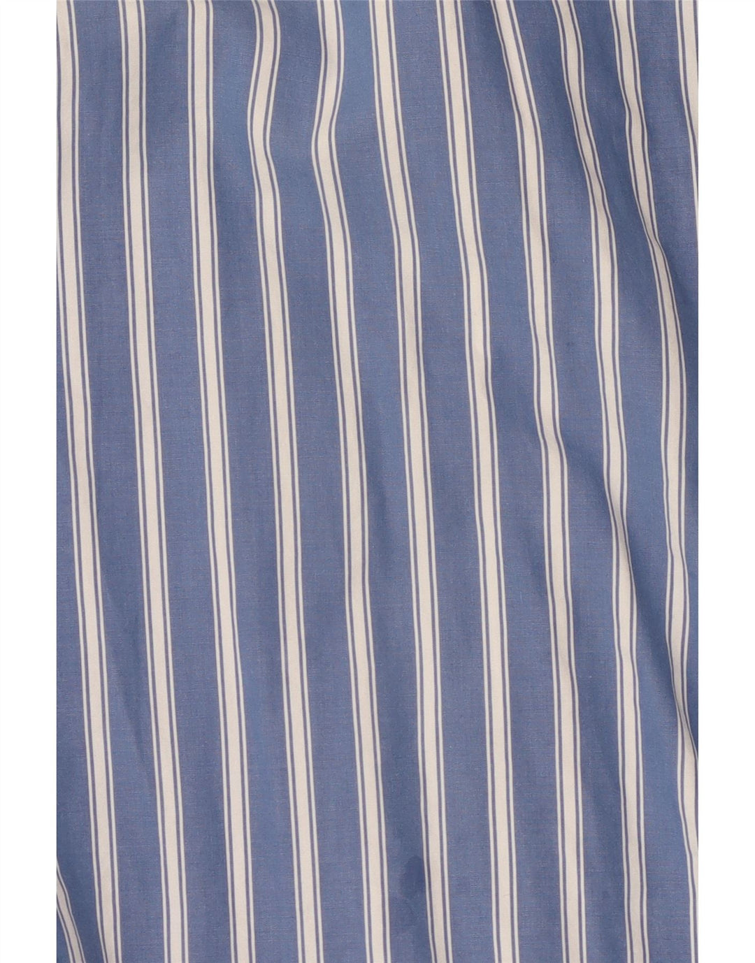 Camisa masculina Tommy Hilfiger de algodão listrado azul médio