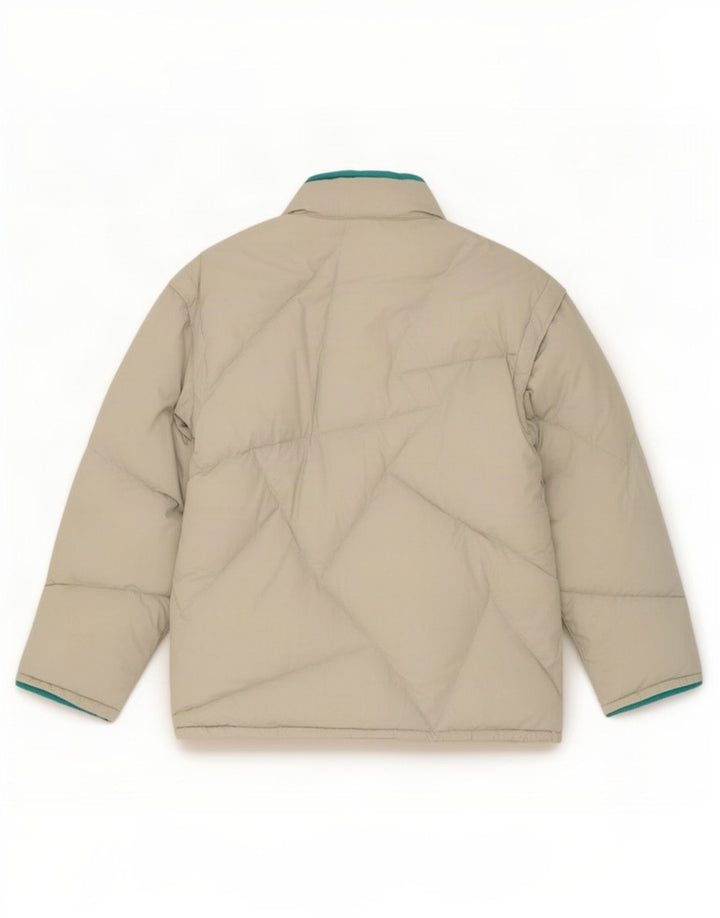 Jaqueta acolchoada masculina Dolomite com capuz UK 40 poliéster cinza grande