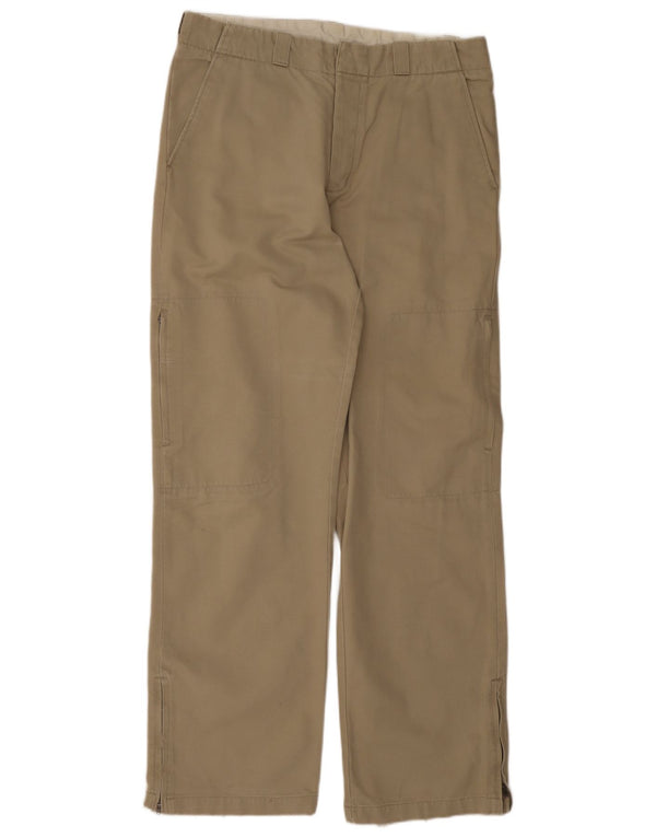 Calça cargo masculina Lee 715 reta W34 L34 algodão bege