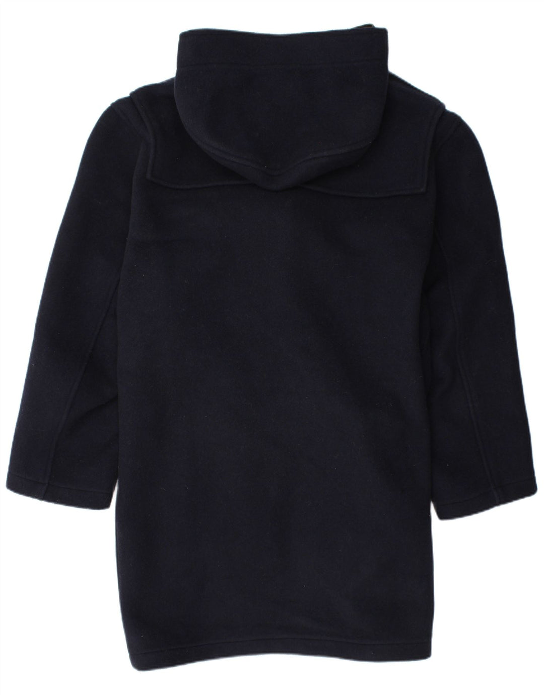 Casaco duffle masculino com capuz MONTGOMERY Reino Unido 48 4XL lã azul marinho